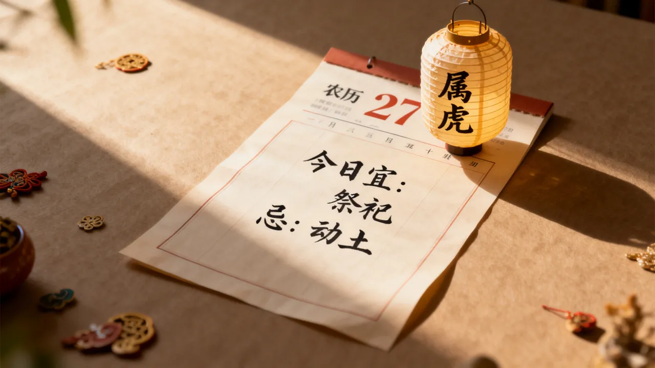 今天农历27属什么，今天农历27号是什么日子，农历二十七吉凶宜忌详解