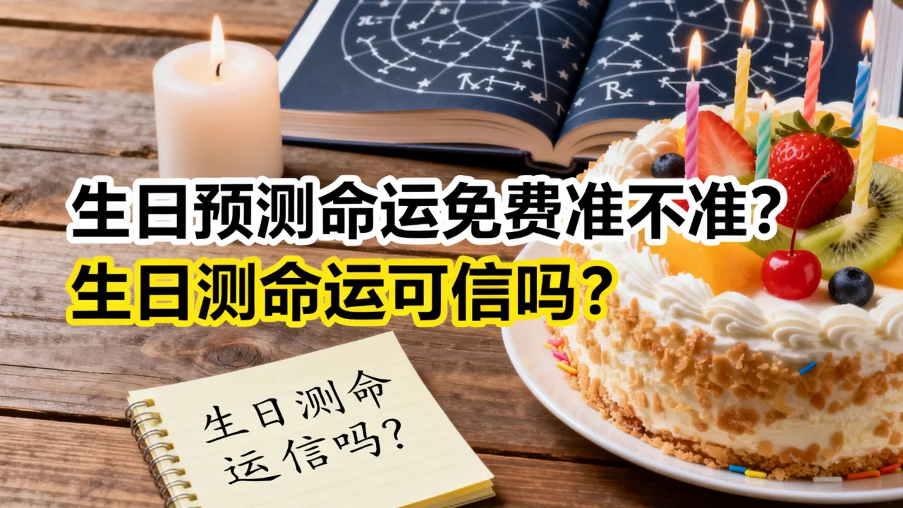 生日预测命运免费准不准，生日测命运可信吗？