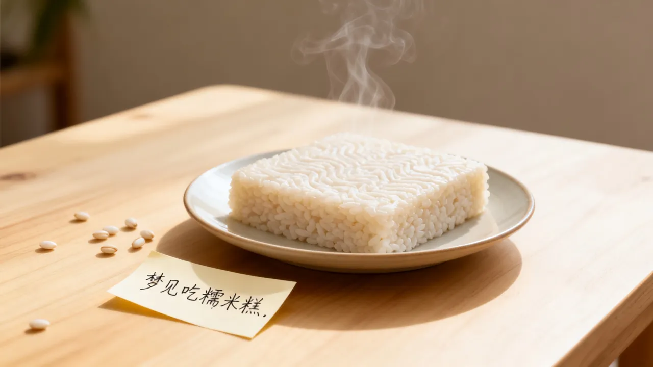 梦见吃糯米糕意味着什么，梦见吃糯米糕是吉是凶有何预兆