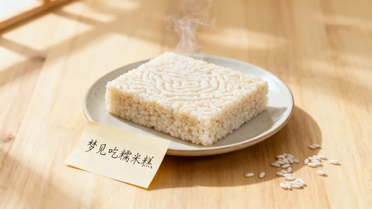 梦见吃糯米糕意味着什么，梦见吃糯米糕是吉是凶有何预兆