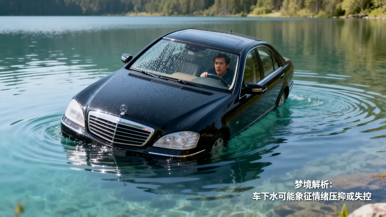 梦到开车下水有什么说法，梦到车开进水里是凶兆吗？