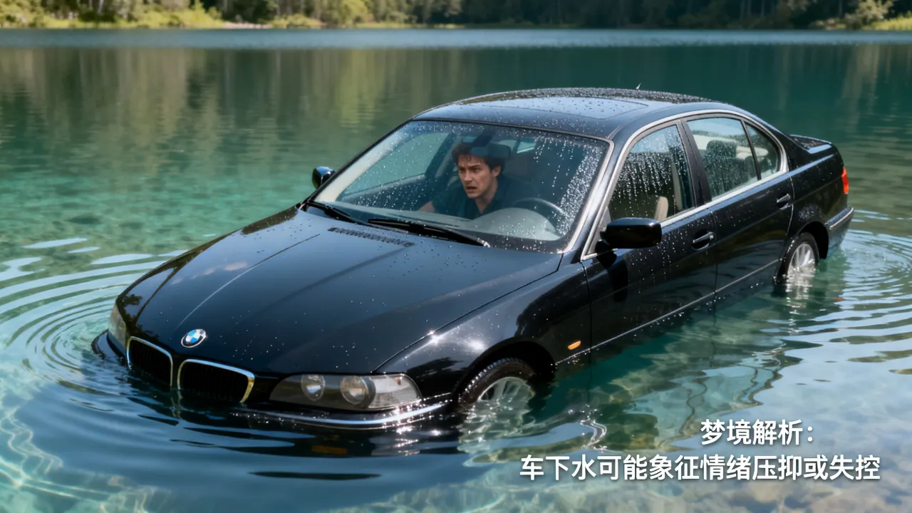 梦到开车下水有什么说法，梦到车开进水里是凶兆吗？