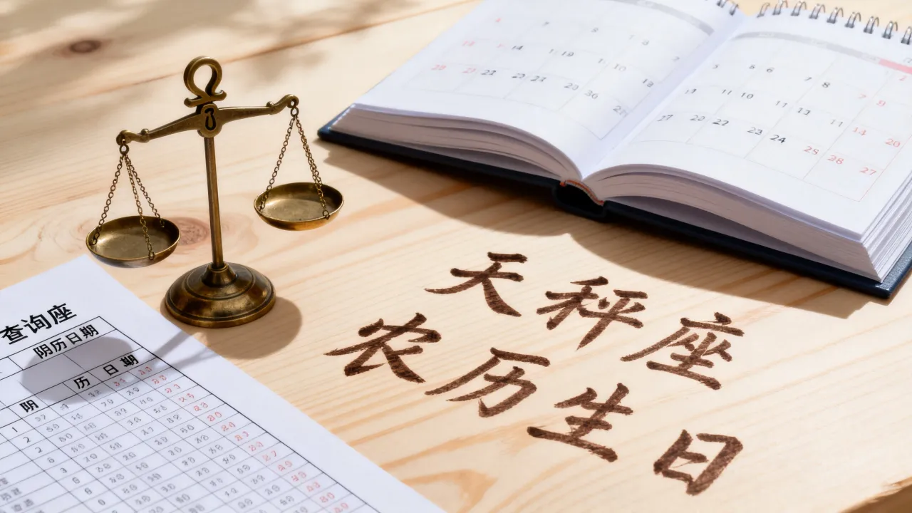 天秤座阴历是几月几日？星座农历生日查询表