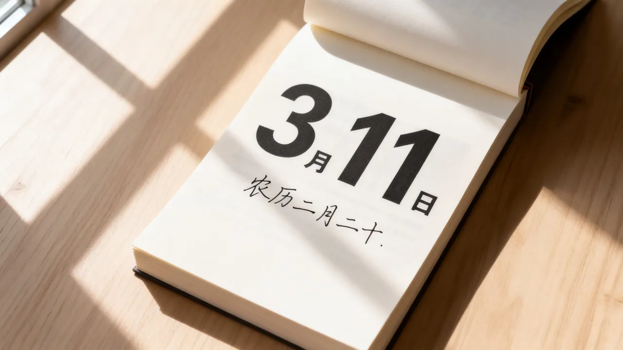 3月11阴历几号