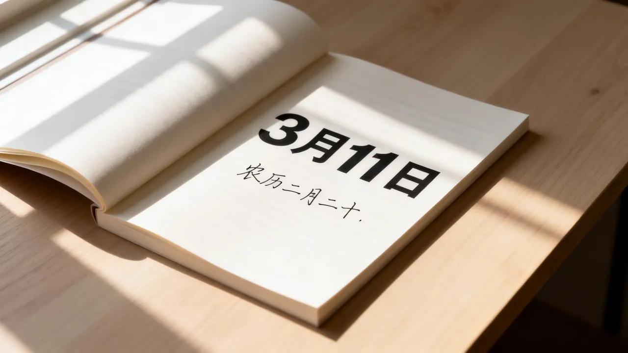 3月11阴历几号