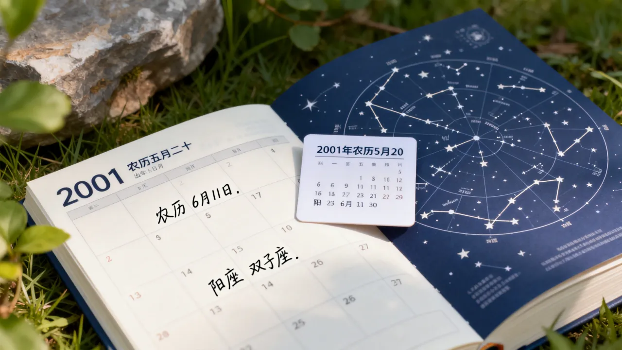 2001年农历5月20是阳历几号,阴历五月二十出生是什么星座? 2001年农历5月20是阳历几号,阴历五月二十出生是什么星座?