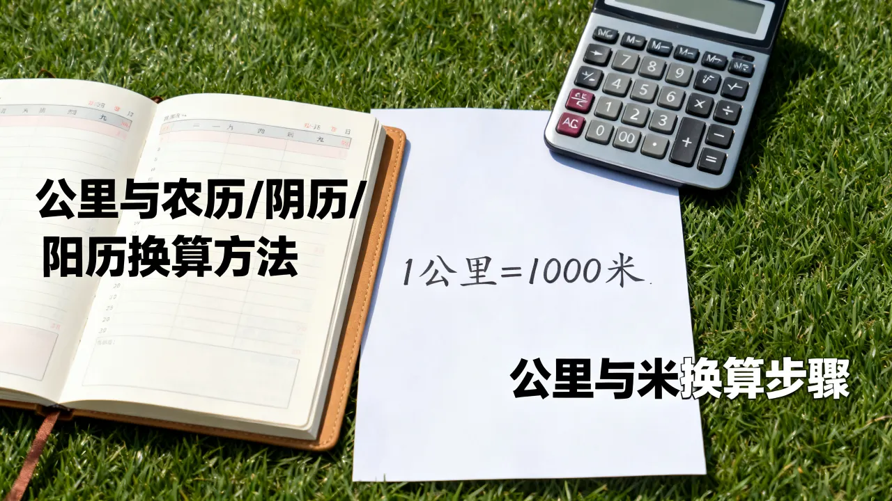 公里和农历阴历阳历怎么换算，一公里等于多少米怎么算？