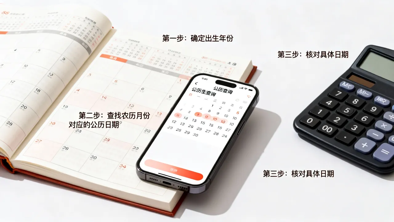 阴历生日怎么换算成出生那年的公历日期,农历转换方法? 阴历生日怎么换算成出生那年的公历日期,农历转换方法?