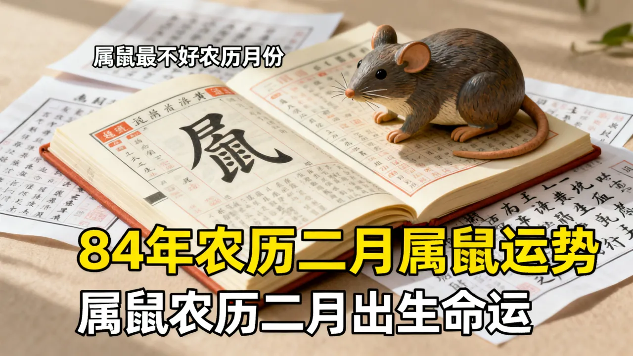 属鼠最不好农历月份，84年农历二月属鼠的运势真的不好吗，属鼠农历二月出生命运如何