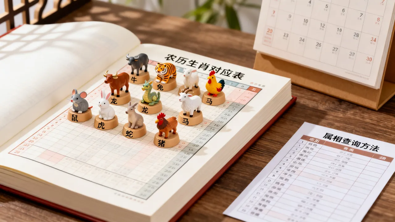 带属像的农历怎么算，农历生肖对应表，属相怎么查才准确