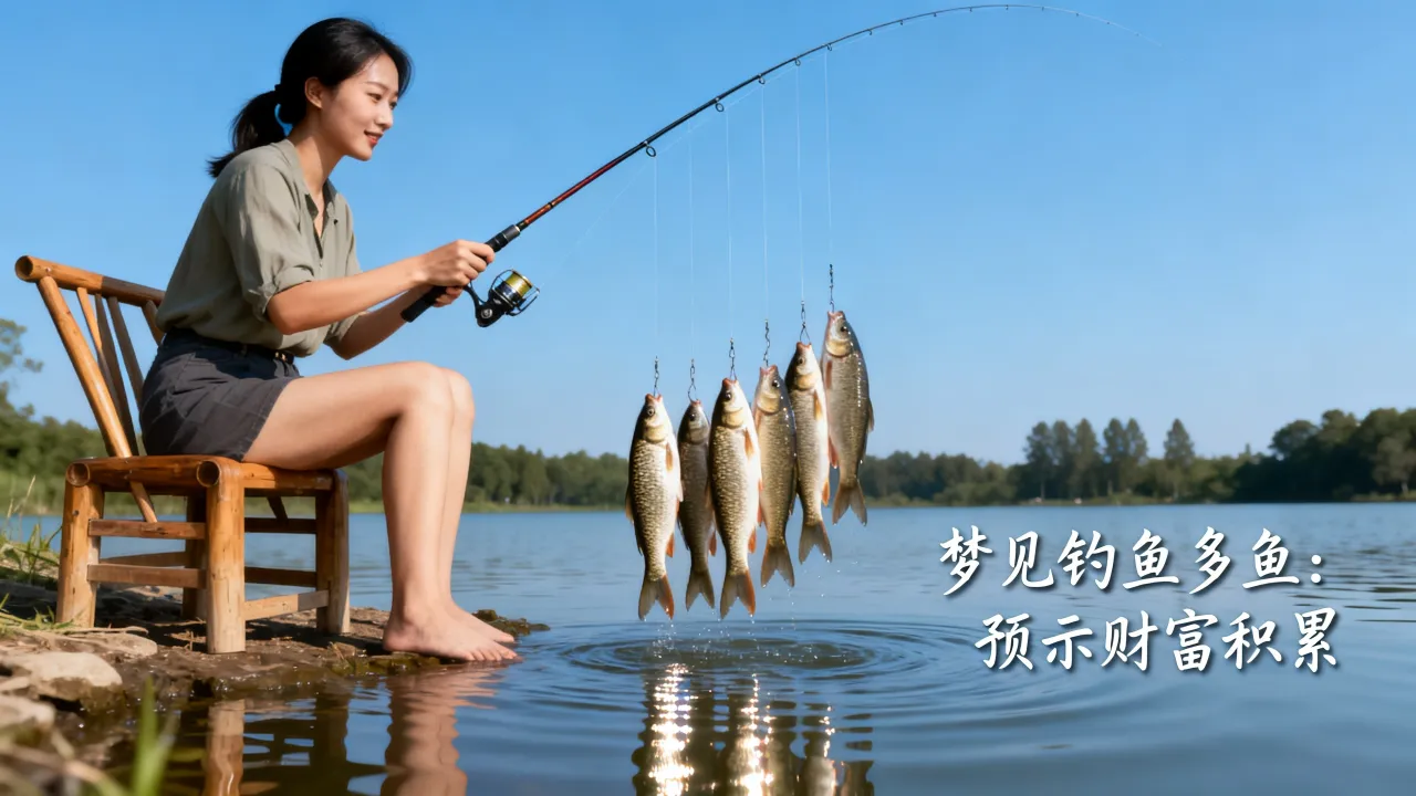 梦到了自己钓到很多鱼意味着什么，女人梦见钓鱼好多鱼有什么预兆