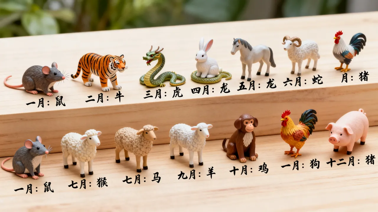 农历十二个月的生肖有哪些,农历十二月份对应生肖查询? 农历十二个月的生肖有哪些,农历十二月份对应生肖查询?