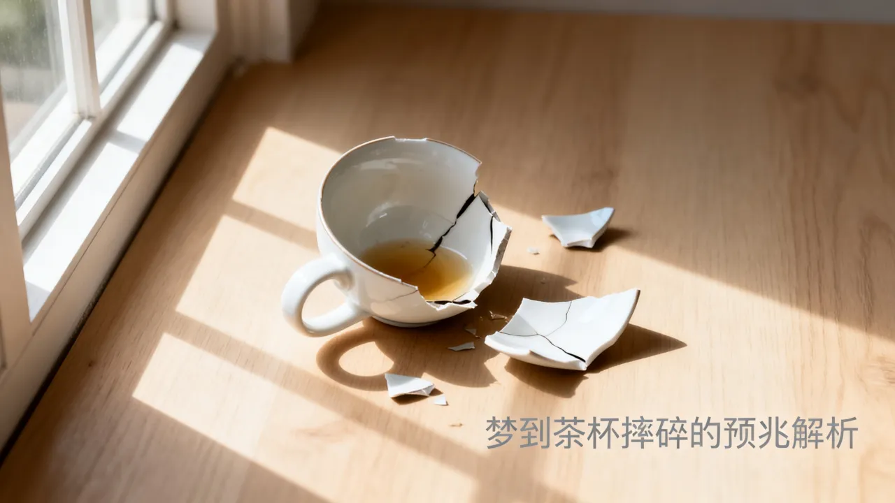 梦到茶杯摔碎是凶兆还是吉兆，梦到杯子碎了预示什么