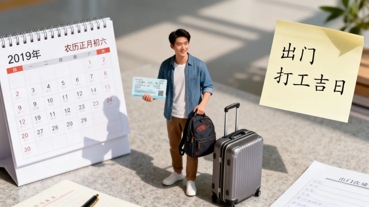 2019阴历出门打工日是哪天,农历几月几日出门最好 2019阴历出门打工日是哪天,农历几月几日出门最好