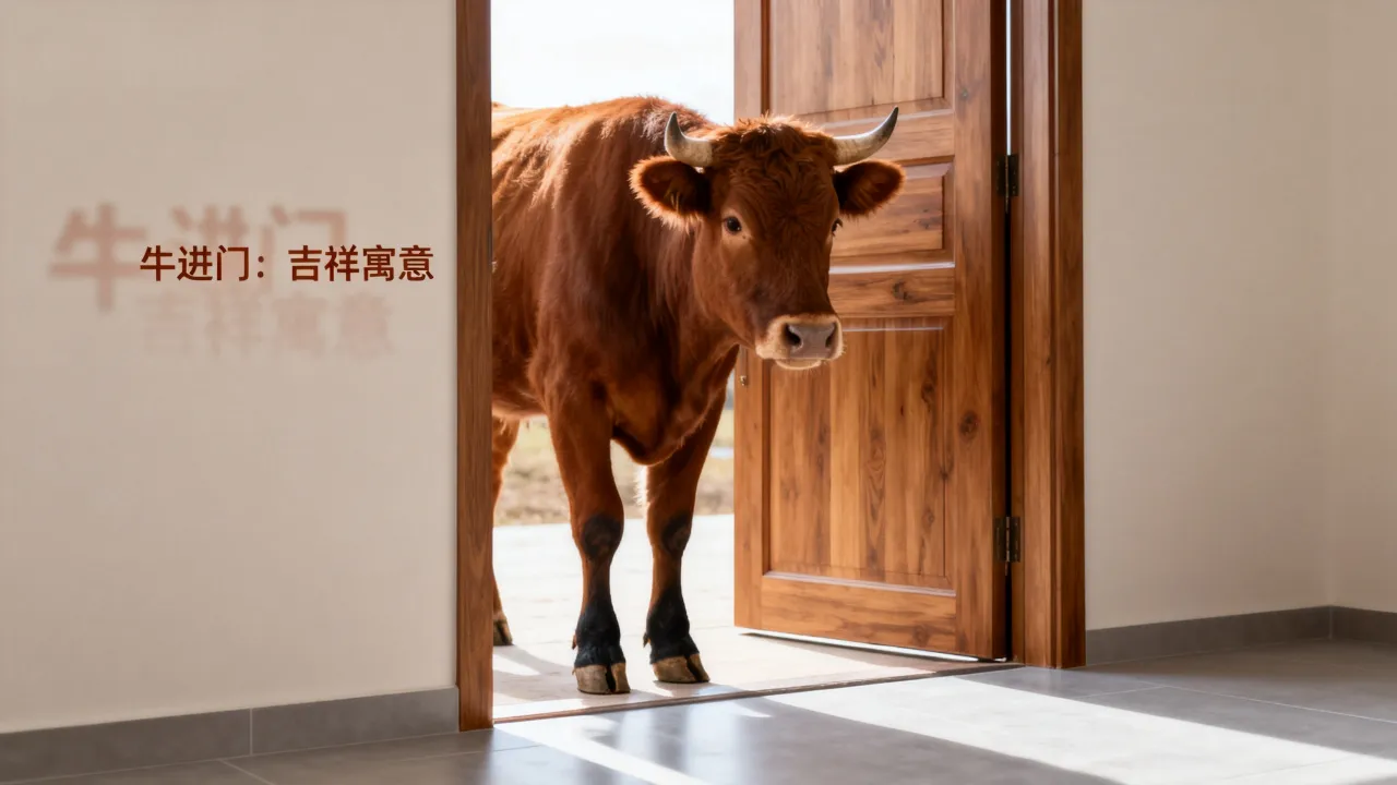 梦到牛进门有什么寓意吗，梦见牛进家是吉是凶？