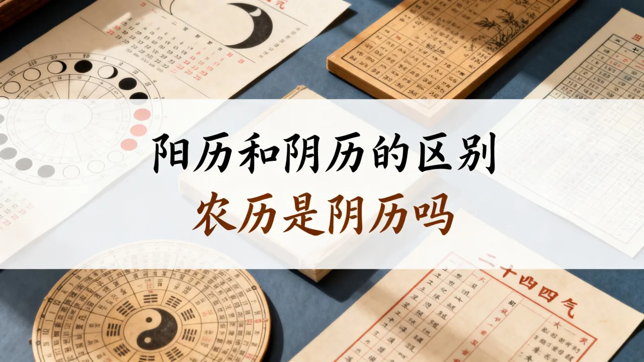 阳历和阴历和农历有什么区别，农历是阴历吗