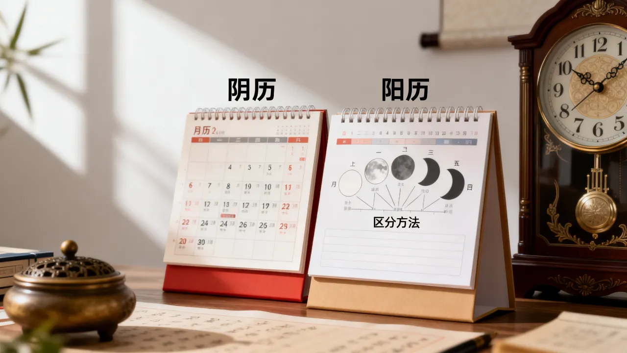 阴历阳历哪个在前哪个在后？，阴历阳历怎么区分