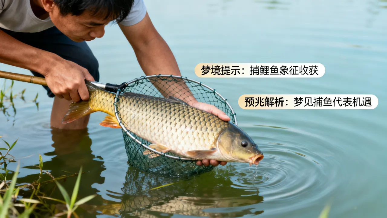 梦到了捕鲤鱼是什么意思？梦见捕鱼是什么预兆？