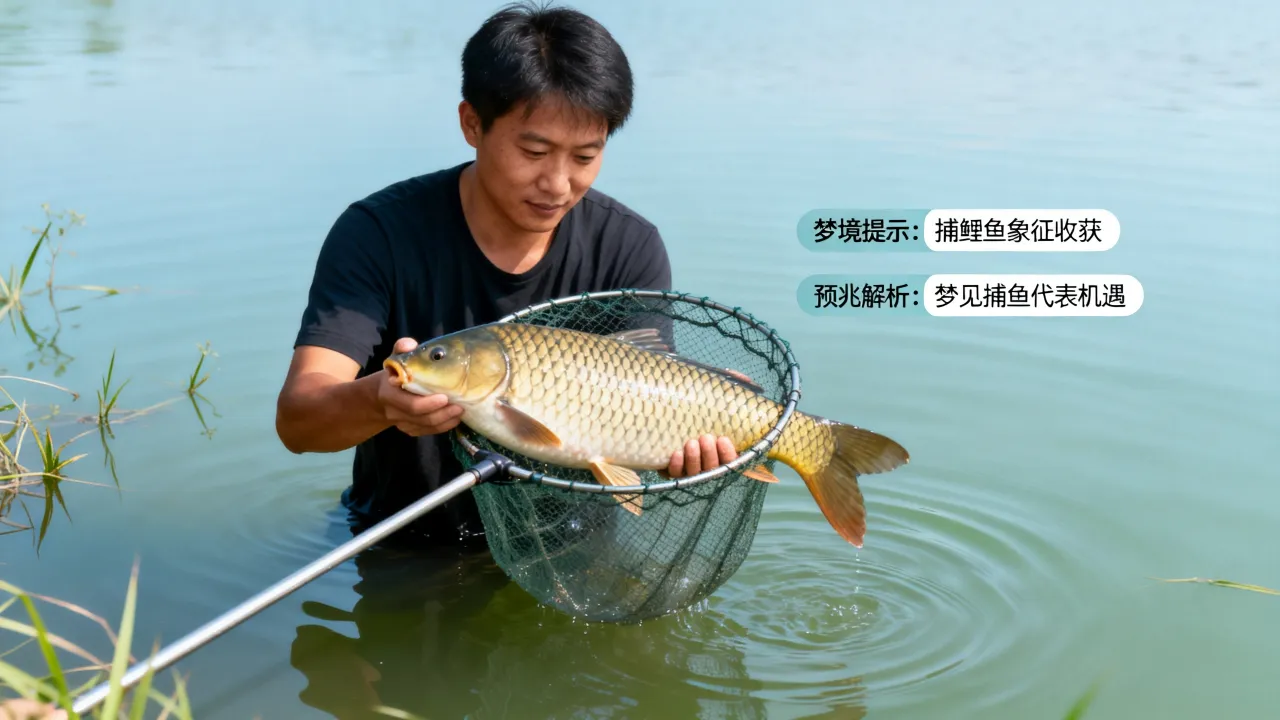 梦到了捕鲤鱼是什么意思？梦见捕鱼是什么预兆？