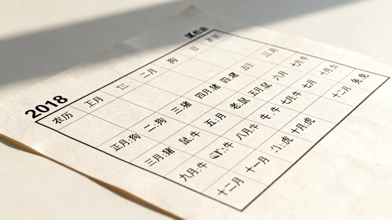2018年农历月份属相表怎么看?2018农历每日属相查询 2018年农历月份属相表怎么看?2018农历每日属相查询