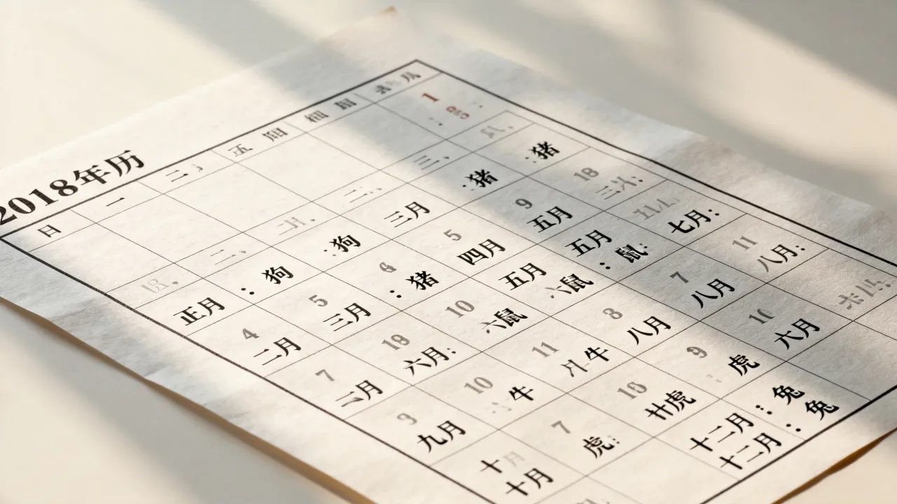 2018年农历月份属相表怎么看?2018农历每日属相查询 2018年农历月份属相表怎么看?2018农历每日属相查询