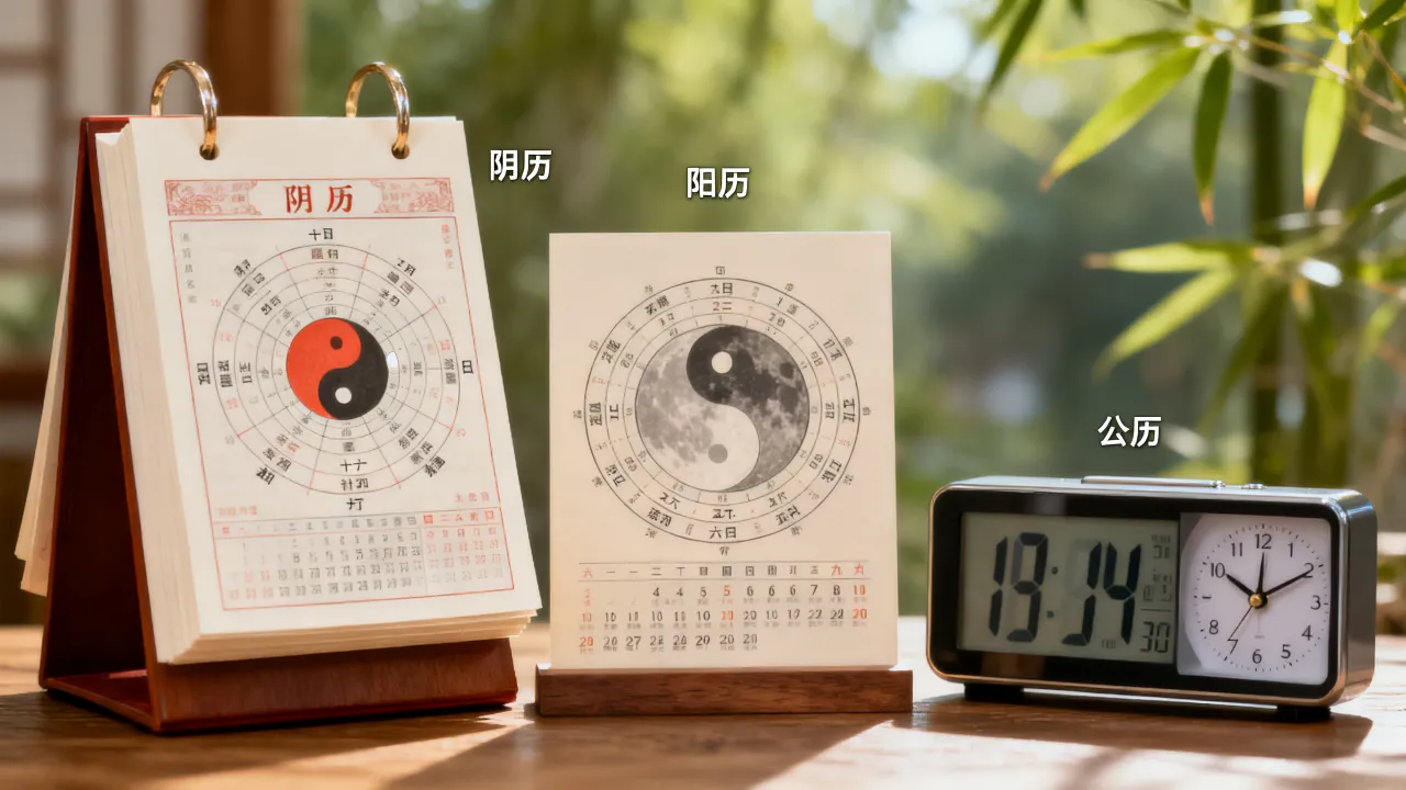 阴历和阳历以及公历 阴历和阳历以及公历