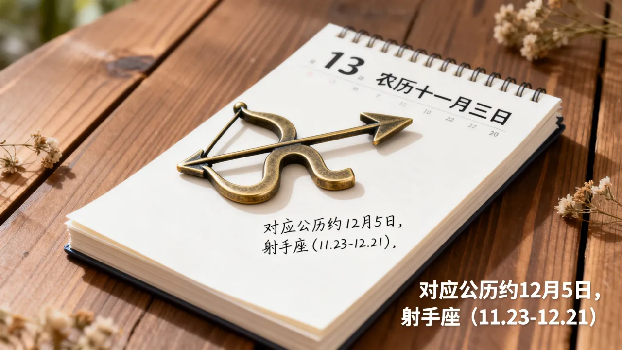 阴历113是什么星座，农历十一月三日对应星座是哪个？