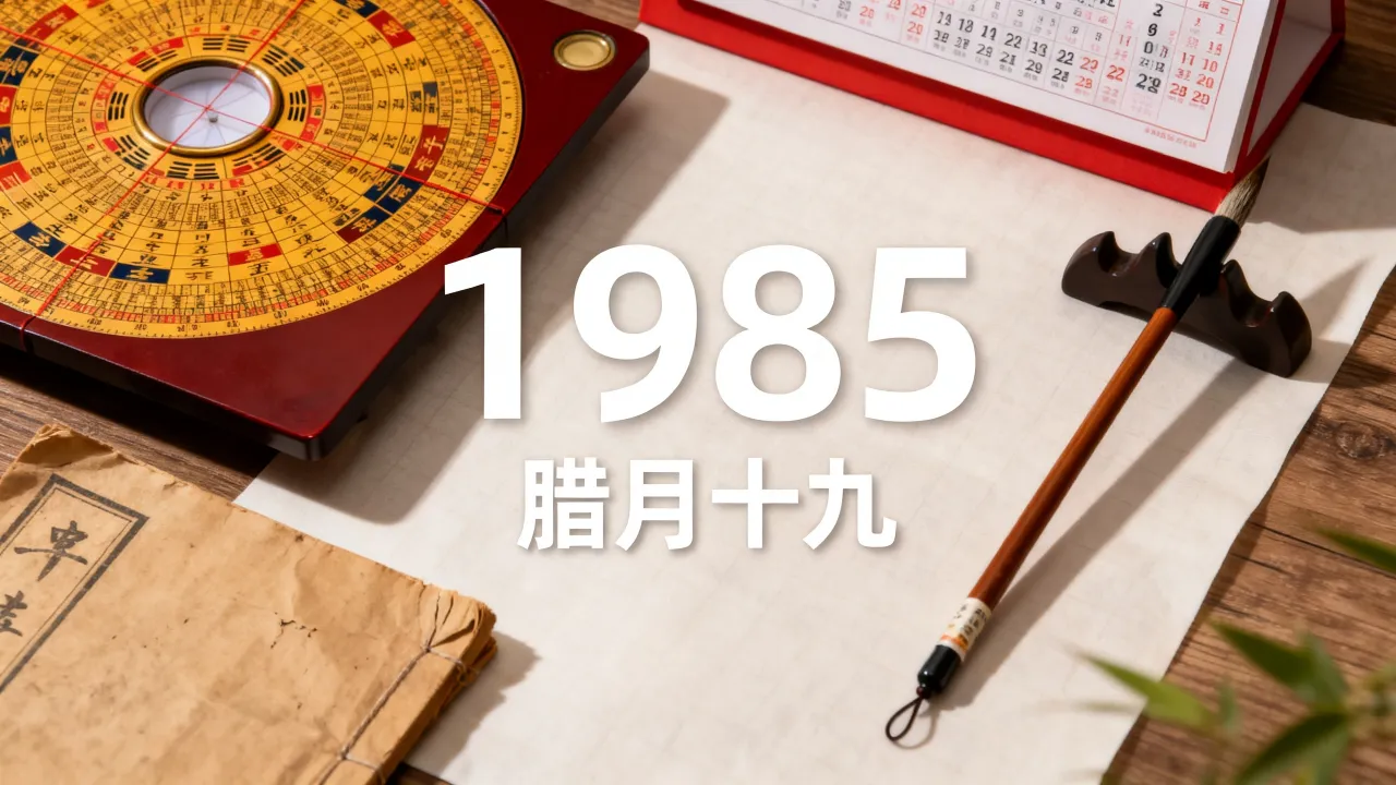 1985腊月19命好不好,农历腊月十九生辰八字命运解析 1985腊月19命好不好,农历腊月十九生辰八字命运解析