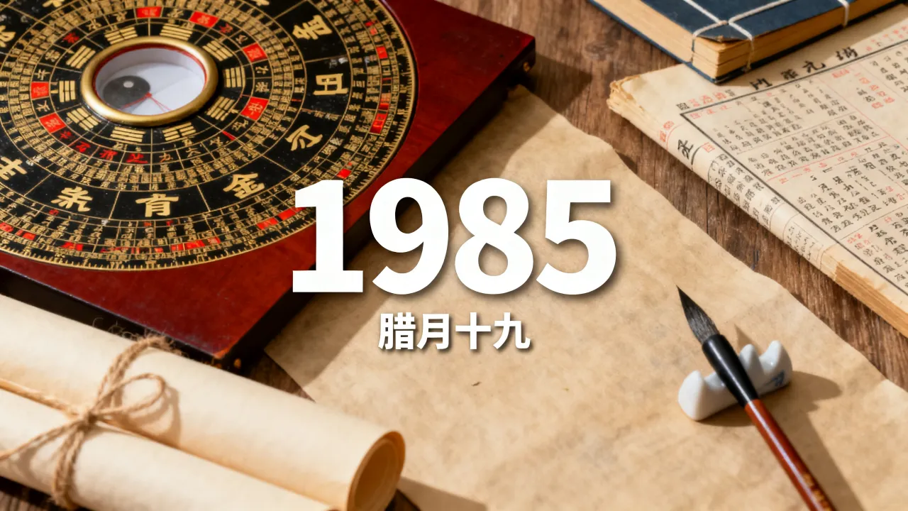 1985腊月19命好不好,农历腊月十九生辰八字命运解析 1985腊月19命好不好,农历腊月十九生辰八字命运解析