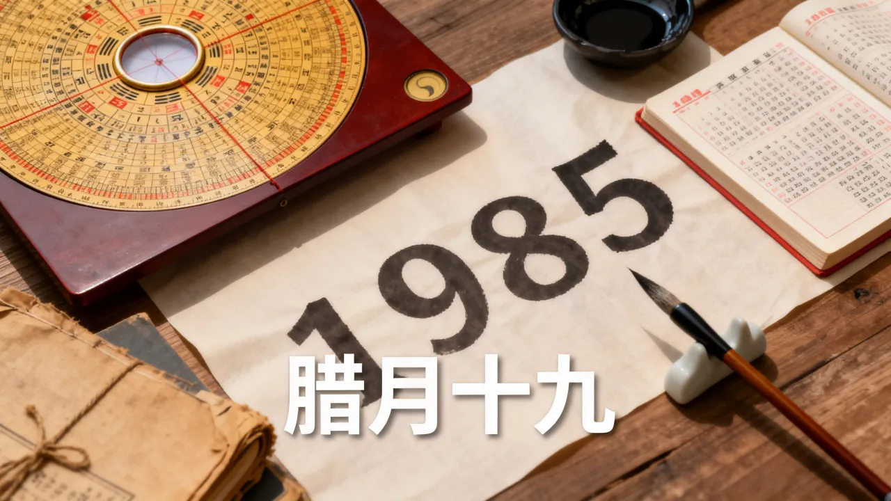 1985腊月19命好不好，农历腊月十九生辰八字命运解析