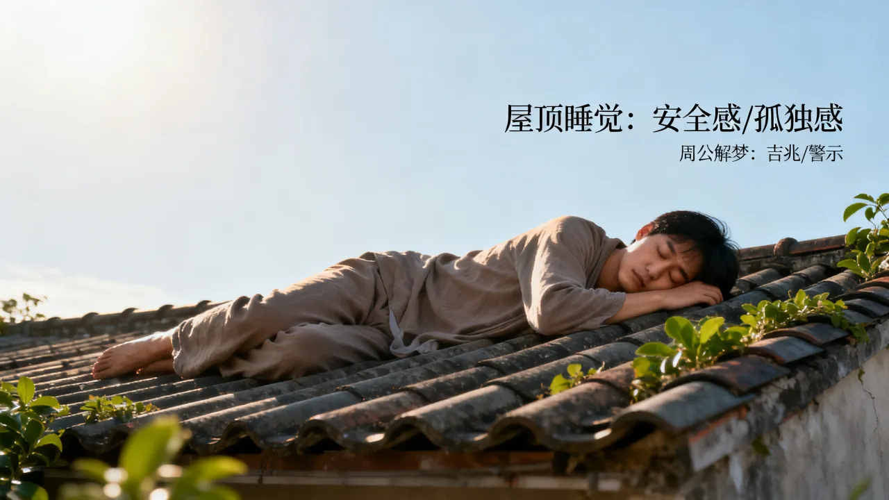 梦到了屋顶睡觉有什么预兆,周公解梦有何征兆? 梦到了屋顶睡觉有什么预兆,周公解梦有何征兆?