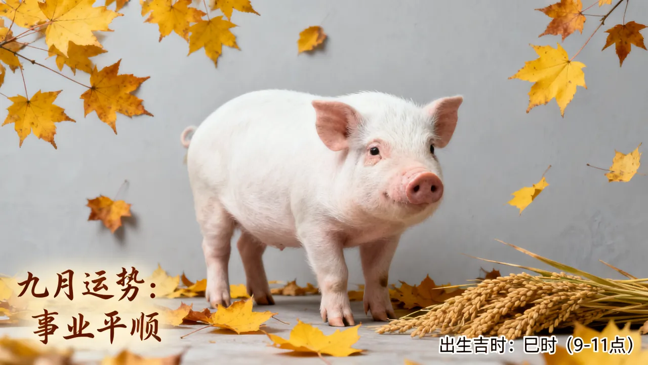 属猪阴历九月运势怎么样，属猪农历九月出生好不好？