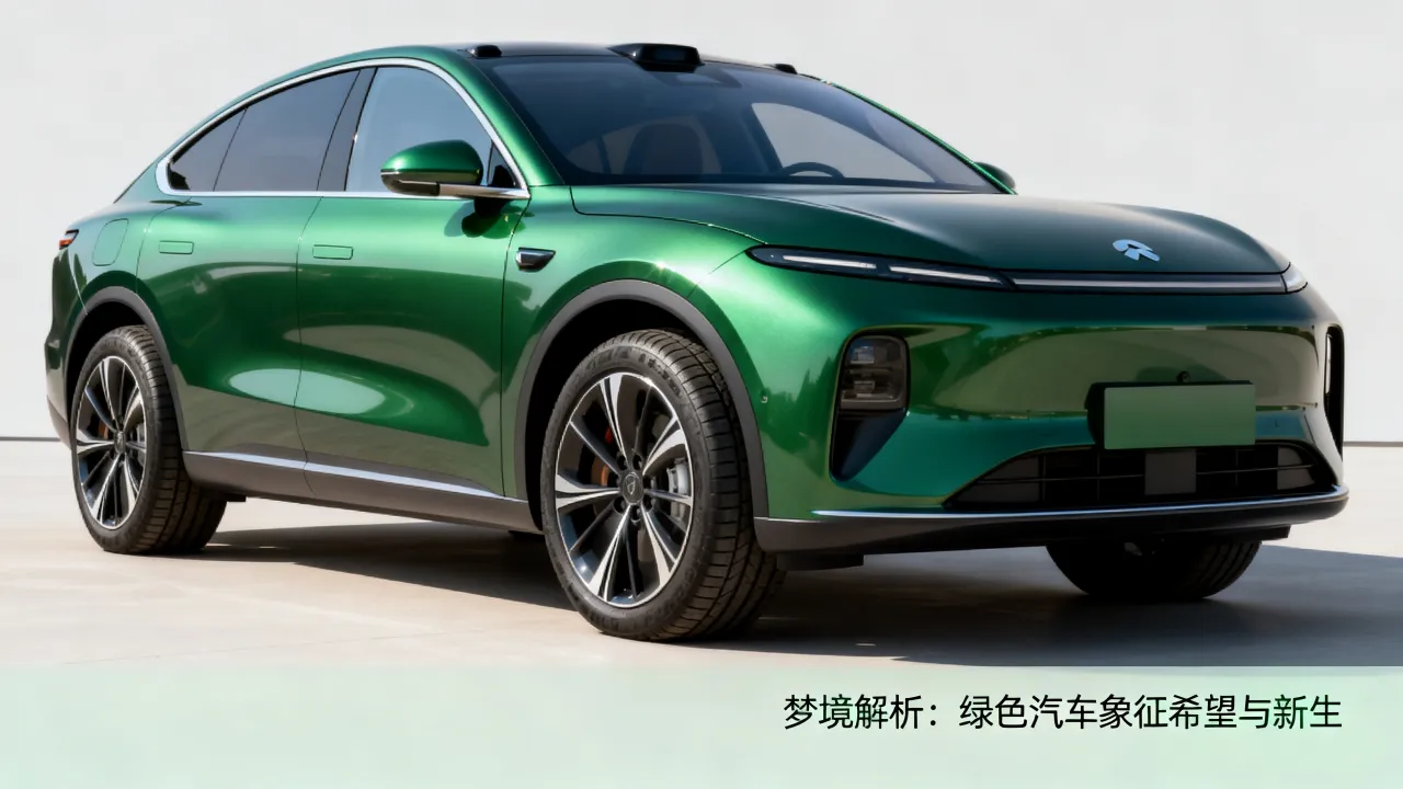 梦到绿色汽车意味什么，梦到绿色汽车是什么征兆