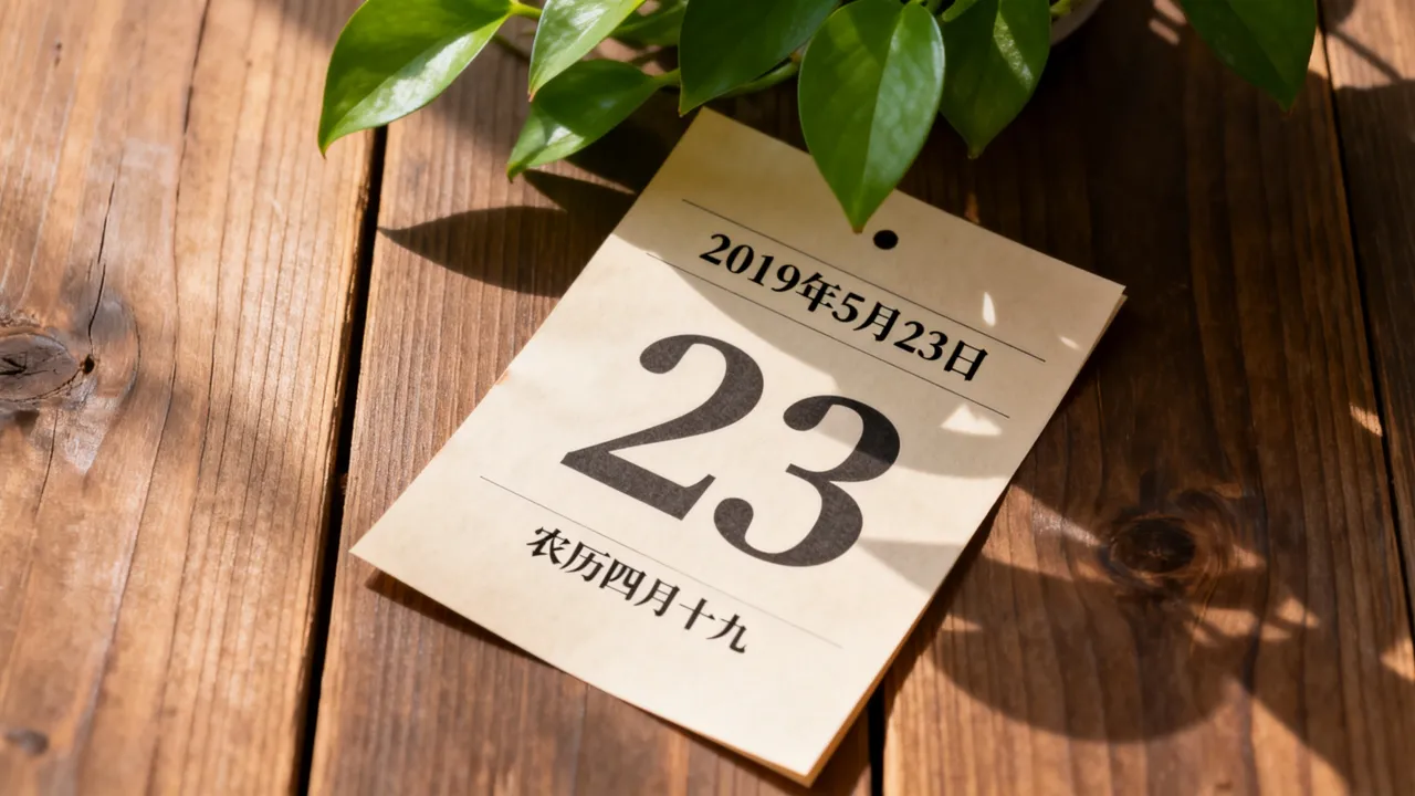 2019阴历4月19是阳历几号，农历四月十九是阳历哪一天