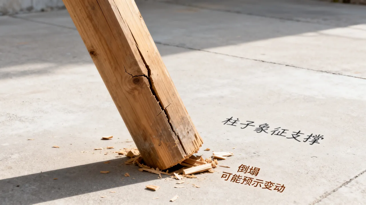 梦到柱子倒啥意思，解梦预兆揭示征兆是天降凶兆吗