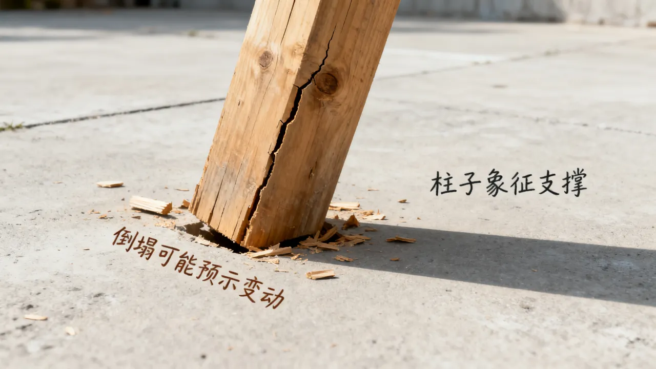 梦到柱子倒啥意思,解梦预兆揭示征兆是天降凶兆吗 梦到柱子倒啥意思,解梦预兆揭示征兆是天降凶兆吗