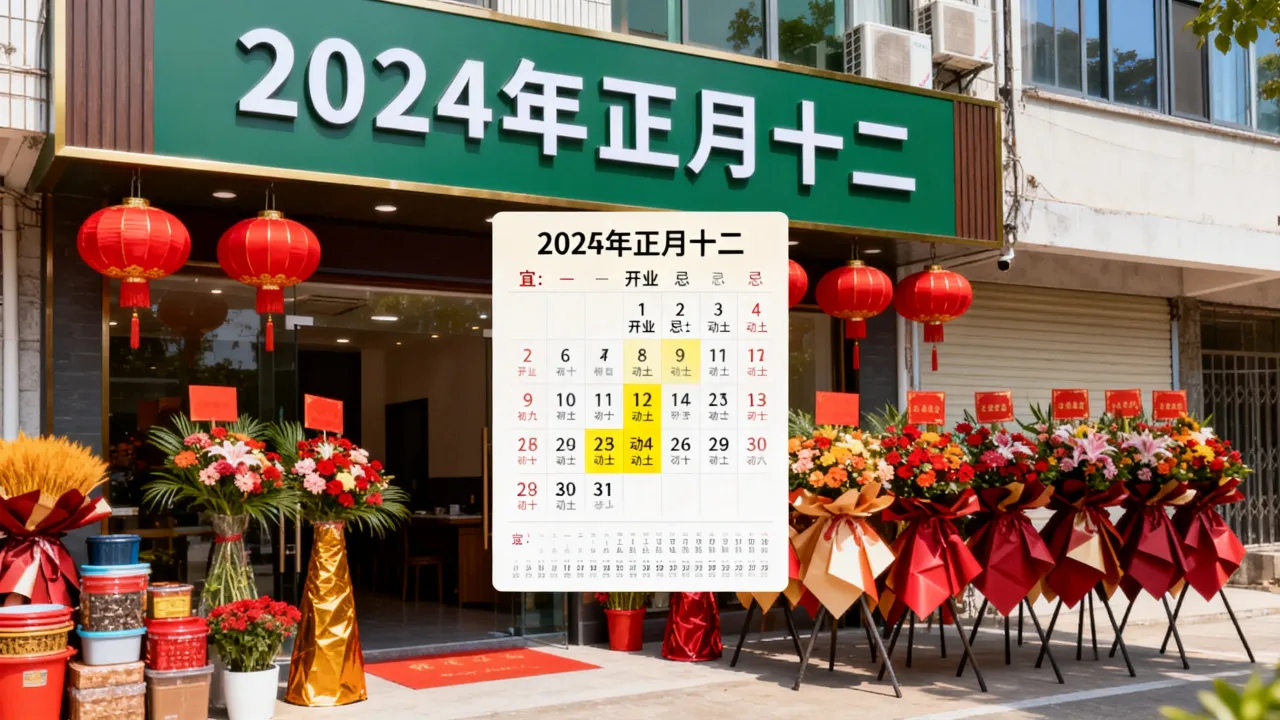 阴历正月十二开业好吗，2025年正月十二开业吉日宜忌查询