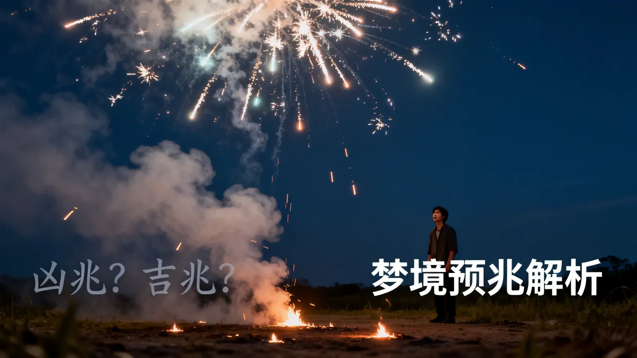 梦见放烟花着火是凶兆还是吉兆，梦见放烟花着火有什么预兆