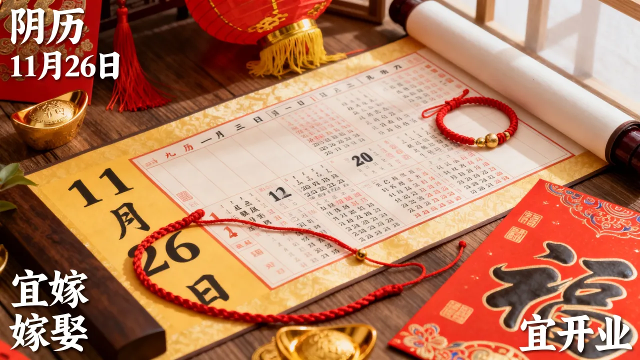 阴历11月26日吉不吉利,适合办什么大事? 阴历11月26日吉不吉利,适合办什么大事?
