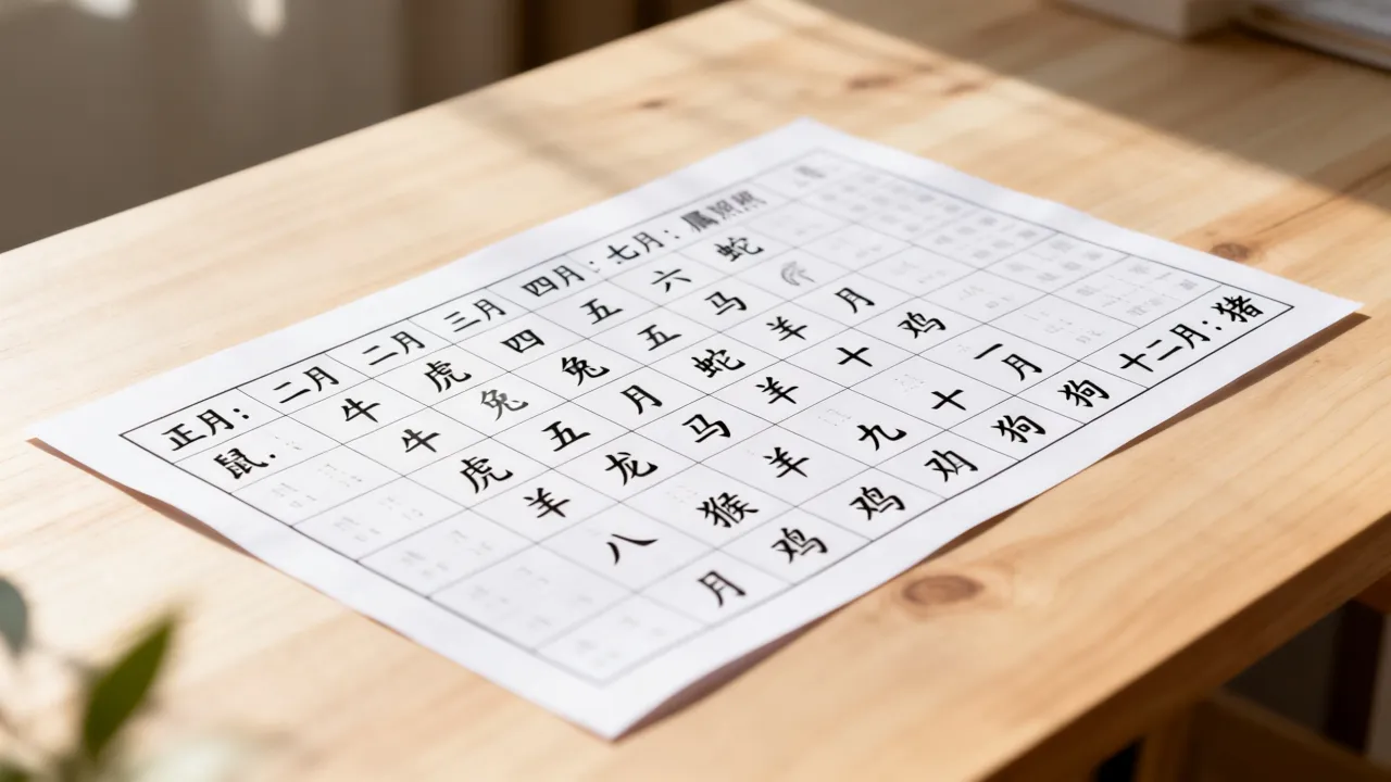 农历月份属相对照表2020,农历每个月属相怎么算?,属相对照表 农历月份属相对照表2020,农历每个月属相怎么算?,属相对照表