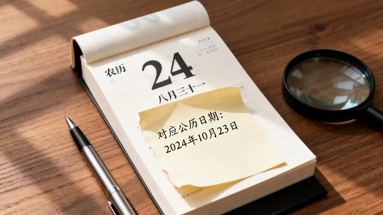 阴历8月31号是阳历几号?农历八月三十一对应公历日期查询 阴历8月31号是阳历几号?农历八月三十一对应公历日期查询