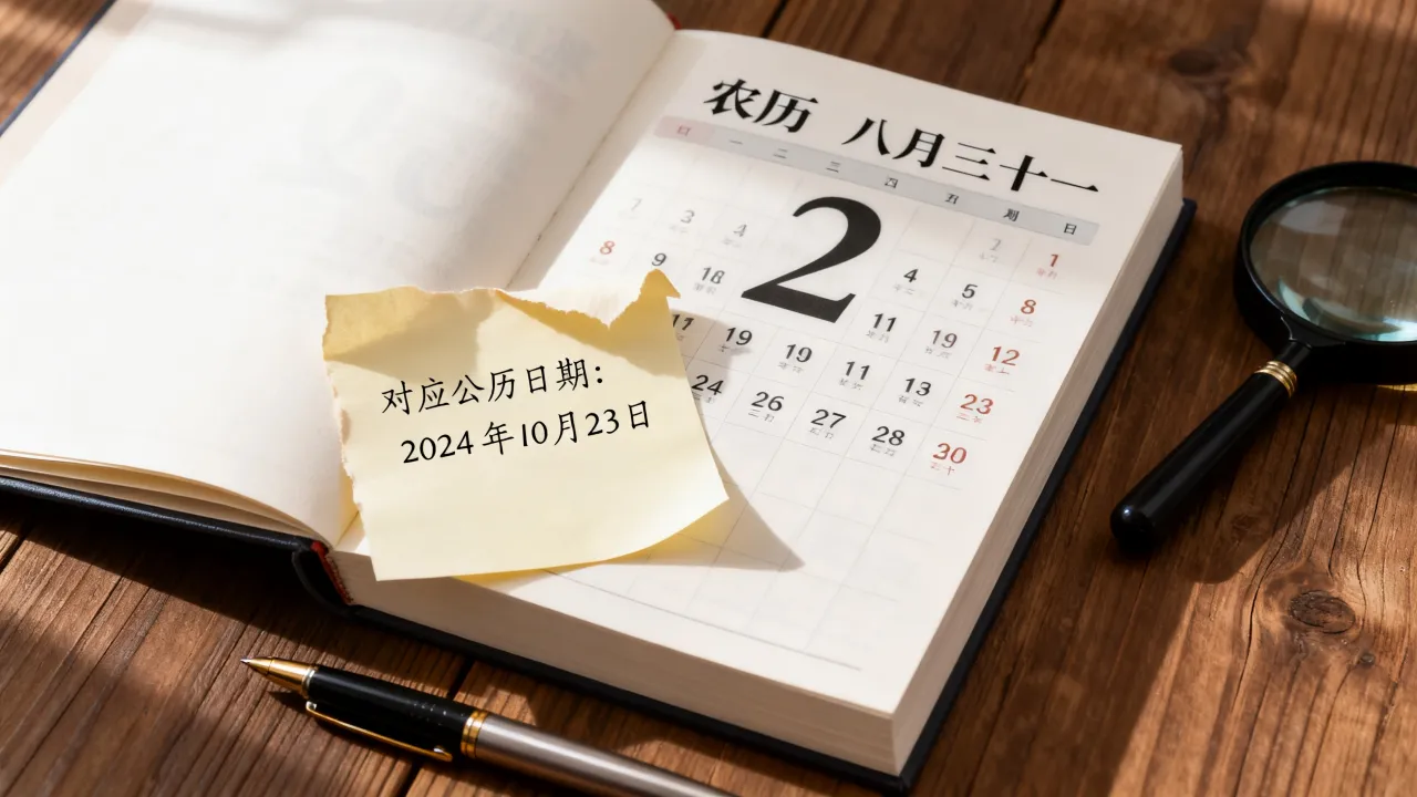 阴历8月31号是阳历几号?农历八月三十一对应公历日期查询 阴历8月31号是阳历几号?农历八月三十一对应公历日期查询