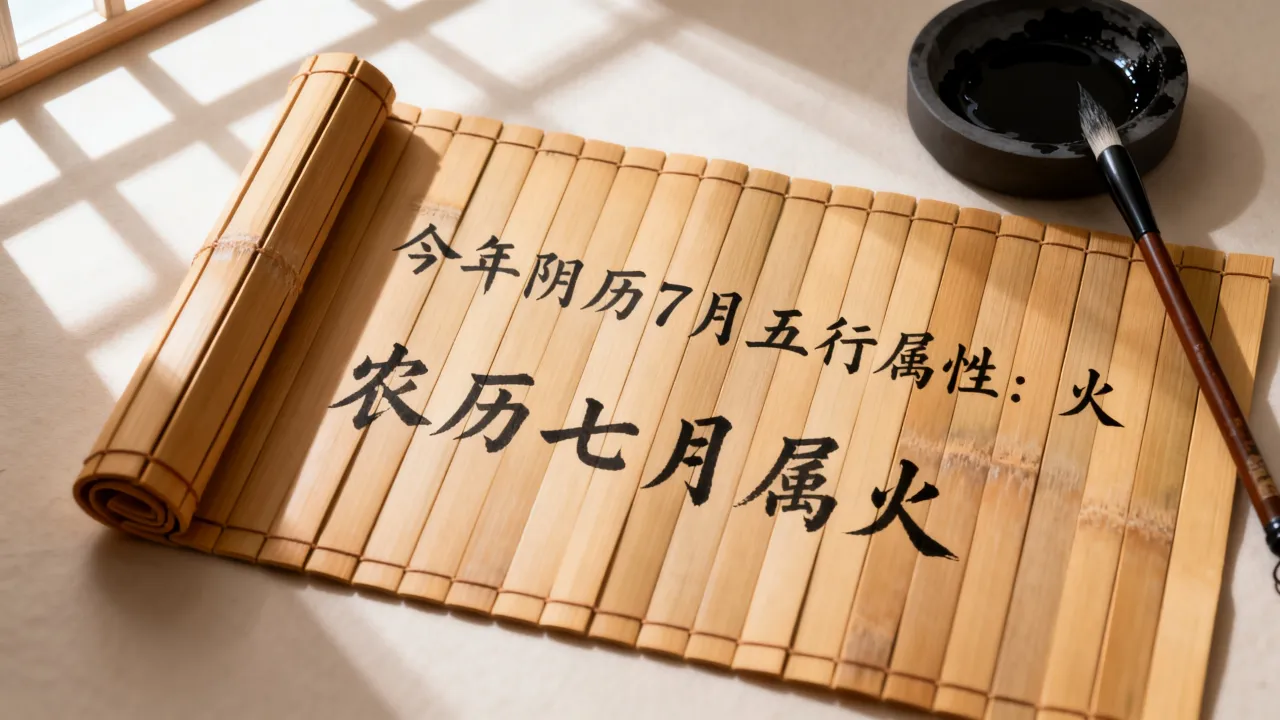 今年阴历7月五行属性是什么,农历七月属什么 今年阴历7月五行属性是什么,农历七月属什么