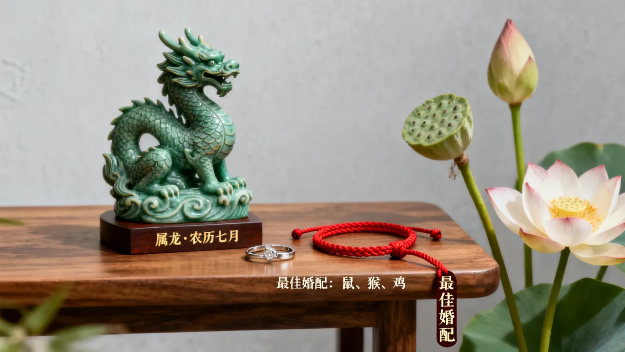 属龙农历七月出生的男人婚配如何，农历7月属龙男最佳婚配生肖是哪些？