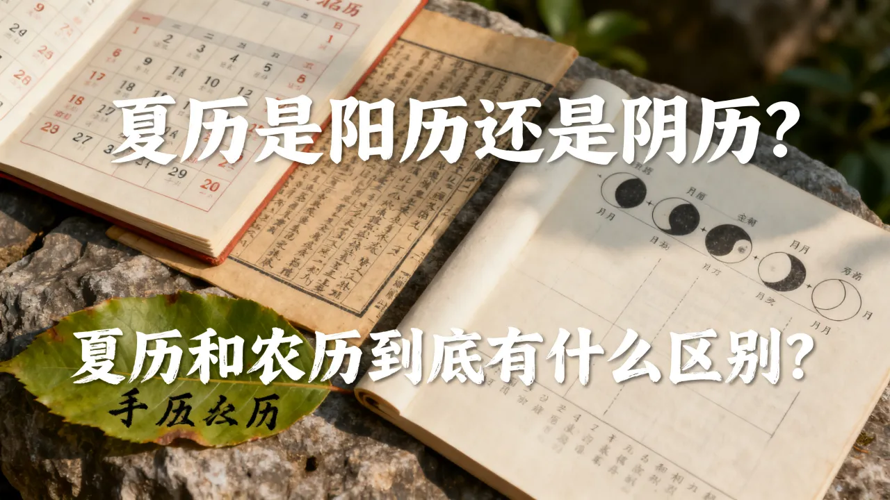 夏历是阳历还是阴历？夏历和农历到底有什么区别？