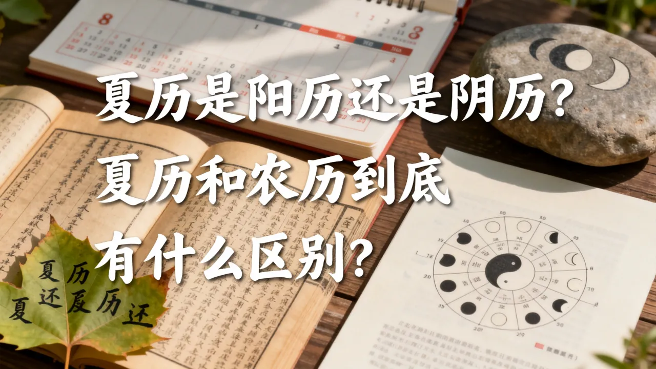 夏历是阳历还是阴历?夏历和农历到底有什么区别? 夏历是阳历还是阴历?夏历和农历到底有什么区别?