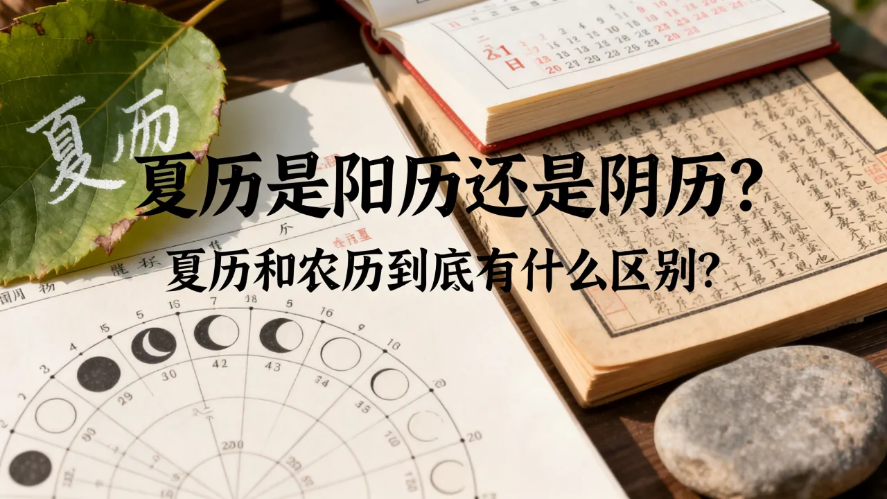 夏历是阳历还是阴历?夏历和农历到底有什么区别? 夏历是阳历还是阴历?夏历和农历到底有什么区别?