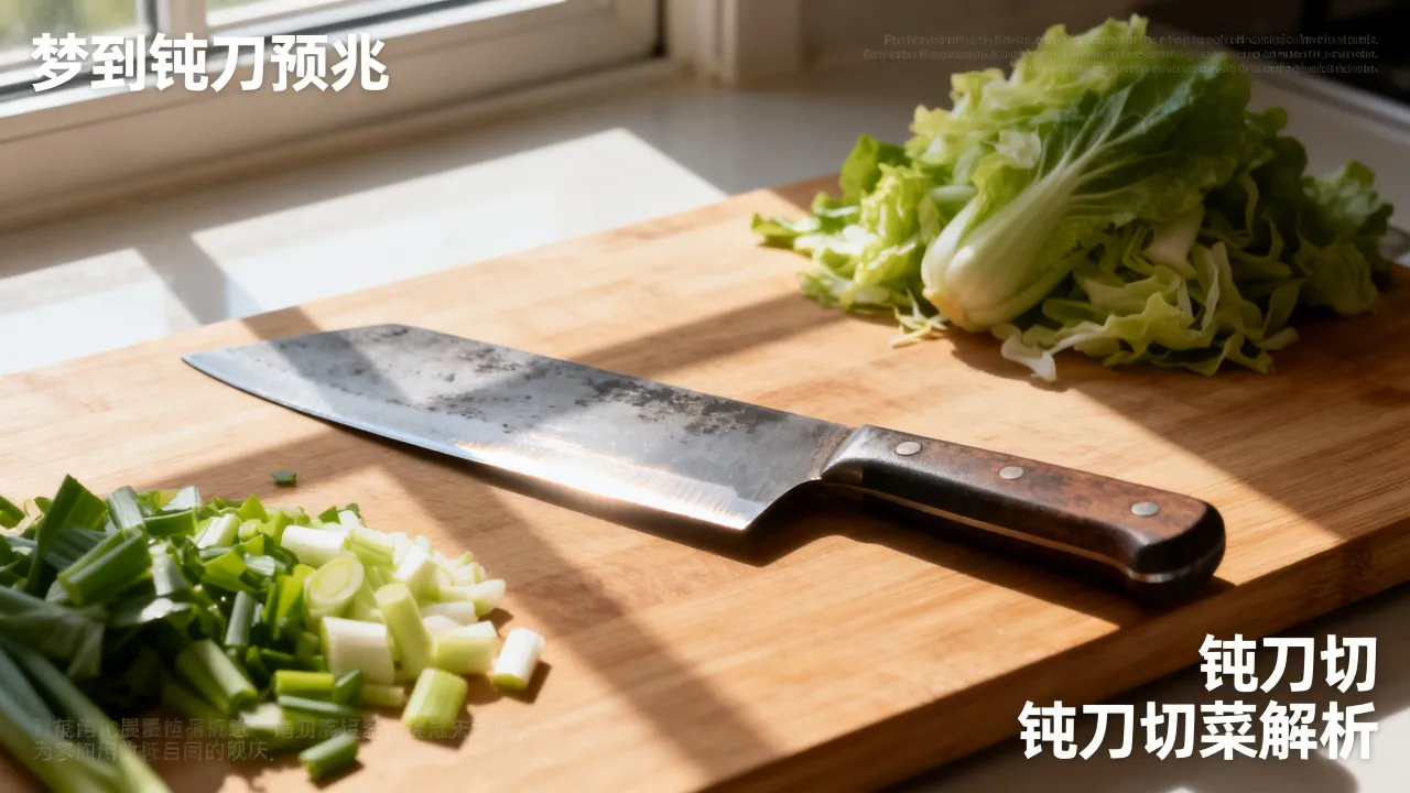 梦到钝刀会有什么预兆?梦到钝刀切菜好不好? 梦到钝刀会有什么预兆?梦到钝刀切菜好不好?