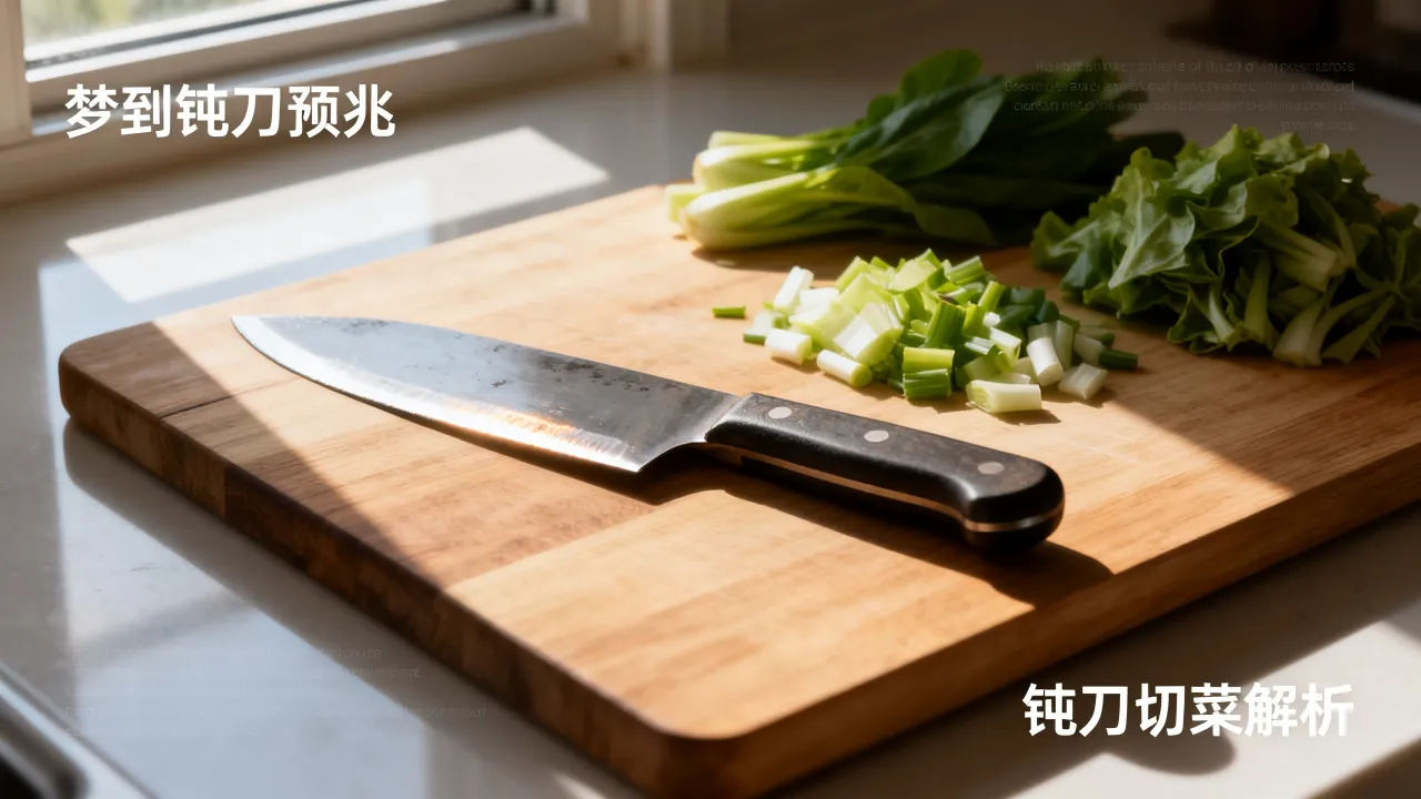 梦到钝刀会有什么预兆?梦到钝刀切菜好不好? 梦到钝刀会有什么预兆?梦到钝刀切菜好不好?