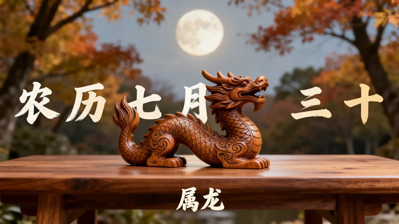 农历七月三十属龙的人命运好不好，农历七月属龙人是什么命